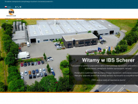 ibs-scherer.pl Webseite Vorschau