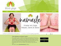 lotus-yoga-karlsruhe.de Webseite Vorschau