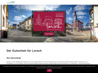 stadtgutschein-lorsch.de Webseite Vorschau