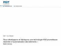 mdt.fr Webseite Vorschau