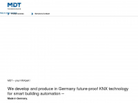 mdt.uk Webseite Vorschau