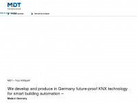 mdt.in Webseite Vorschau