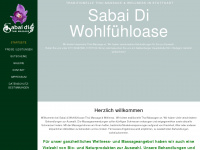 sabaidithaimassage.de Webseite Vorschau