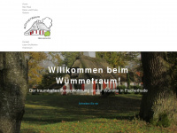 wuemmetraum.de Webseite Vorschau