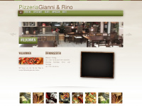 pizzeria-gianni-rino.de Webseite Vorschau