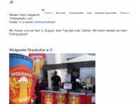 wolgaster-bier.de Webseite Vorschau