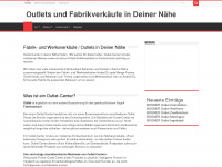 outlets-in.de Webseite Vorschau