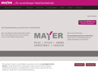 mayer-putz.de Webseite Vorschau