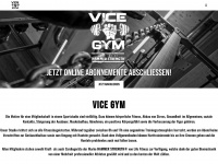 vice-gym.com Webseite Vorschau