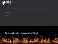 hoga-kamin.ch Webseite Vorschau