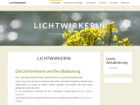 lichtwirkerin.de Webseite Vorschau