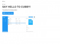 getcubby.org Webseite Vorschau