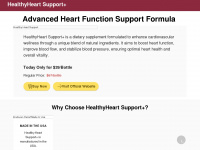 us-healthyheartsupport.com Webseite Vorschau