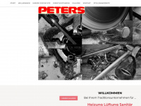 peters-speicher.de Webseite Vorschau