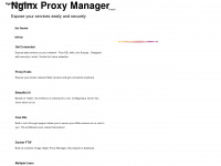 nginxproxymanager.com Webseite Vorschau