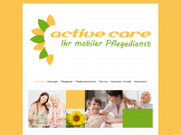 active-care-pflegedienst.de Webseite Vorschau