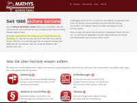 fmathys.ch Webseite Vorschau