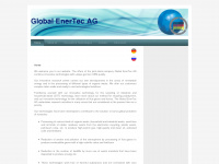 global-enertec.de Webseite Vorschau