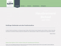 hausbrennerei-bichsel.de Webseite Vorschau