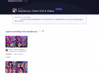 streamrecorder.io Webseite Vorschau