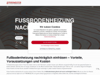 fussbodenheizung-fraesen.com Webseite Vorschau