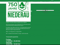 750jahre-niederau.de Webseite Vorschau