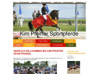 kim-pfeiffer.de Webseite Vorschau