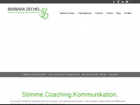 stimmcoach-barbarazechel.de Webseite Vorschau