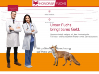 honorarfuchs.de Webseite Vorschau