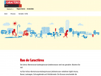 rue-de-caracteres.ch Webseite Vorschau