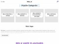 relxvape.org Webseite Vorschau