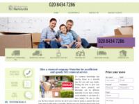 waterlooremovals.com Webseite Vorschau