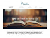 lektorat-feinschliff.ch Webseite Vorschau