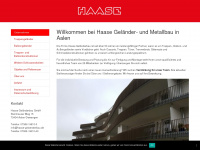 haase-gelaenderbau.de Webseite Vorschau