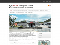 haas-metallguss.de Webseite Vorschau