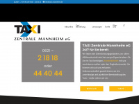 taxi-mannheim.de Webseite Vorschau