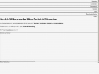 haerer-geruestbau.de Webseite Vorschau