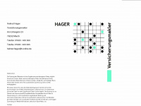 hager-versicherungsmakler.de Webseite Vorschau