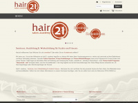 hair21.de Webseite Vorschau