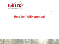 haller-forst.de Webseite Vorschau