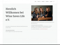 winesaveslife.de Webseite Vorschau