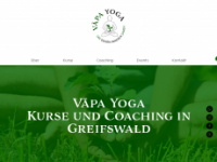 vapa-yoga-greifswald.de Webseite Vorschau