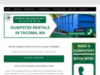 tacomadumpsterrental.net Webseite Vorschau