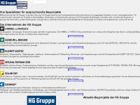 hggruppe.de Webseite Vorschau