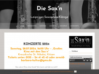 die-saxn.de Webseite Vorschau