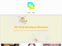 18kgoldnecklacewomens.com Webseite Vorschau