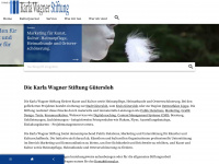 karla-wagner-stiftung.de Webseite Vorschau