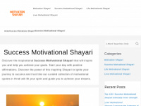 shayarimotivation.in Webseite Vorschau