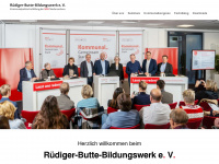 ruediger-butte-bildungswerk.de Webseite Vorschau