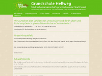 grundschulehellweg.de Webseite Vorschau